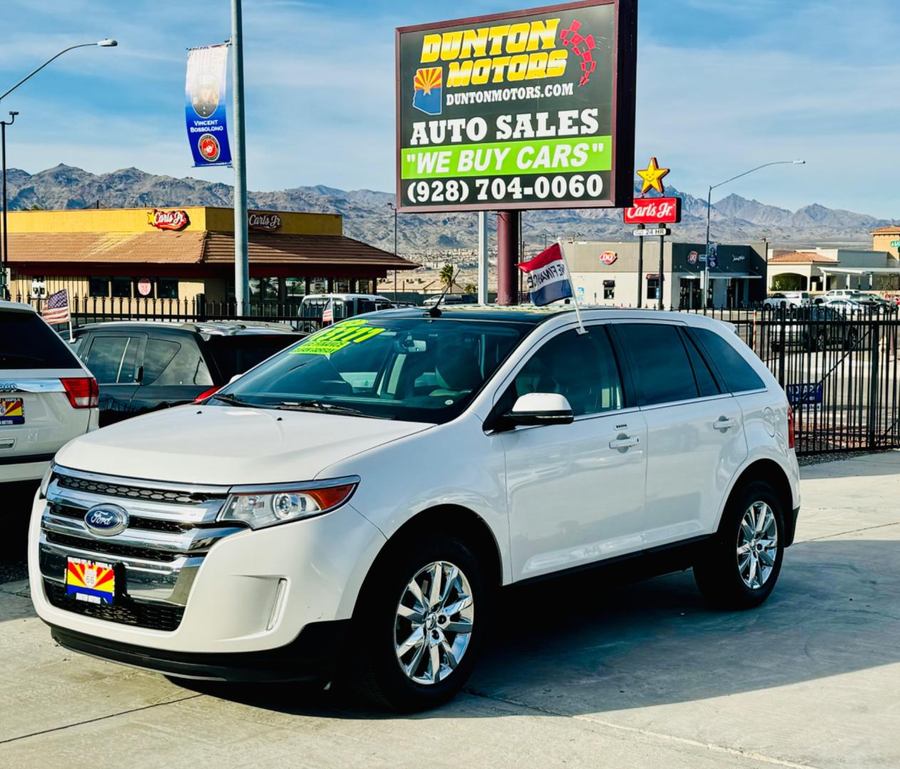 2013 White Ford Edge (2FMDK3KC8DB) , located at 2190 Hwy 95, Bullhead City, AZ, 86442, (928) 704-0060, 0.000000, 0.000000 - Photo#0